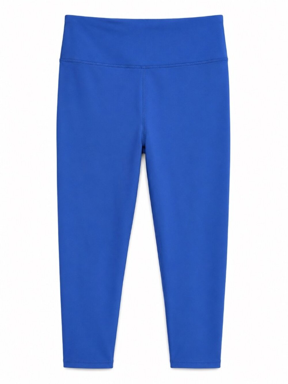 Scorpio Sol Blue High-Waist Capri Yoga Leggings M Polyester/Spandex